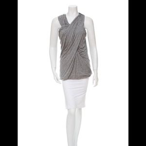 NWOT Yigal Azrouel Ruched Sleeveless Top